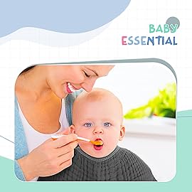 Irenare 6 Pack Muslin Burp Cloths Cotton Baby Burping Rags Large 20 x 10 Inch 6 Layers Spit up Rags Soft Absorbent Multicolor Wash Cloths Diapers for Newborn Baby Girl Boy(Assorted Colors)