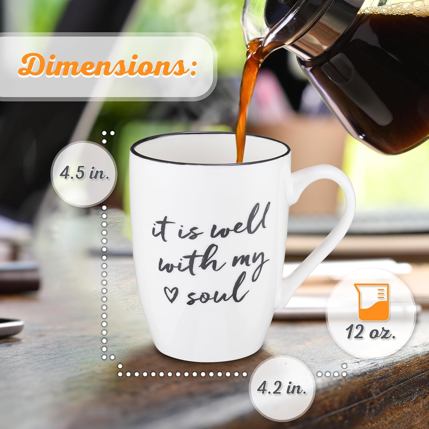 Christian Art Gifts It is Well With My Soul Mug