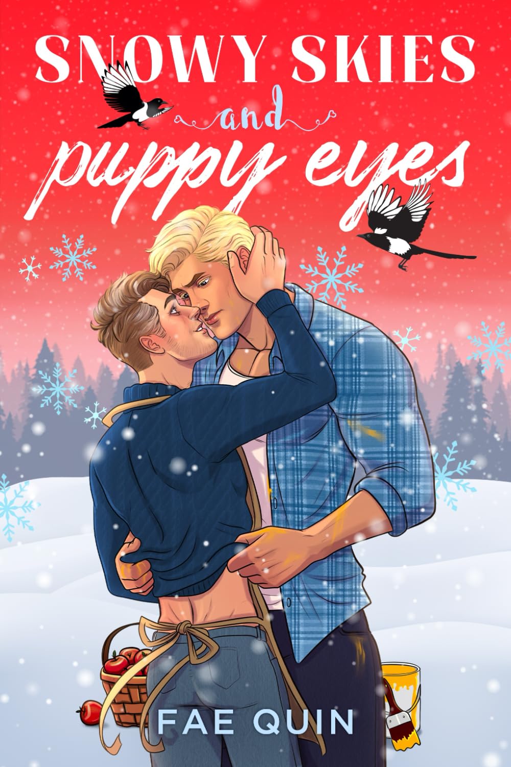Snowy Skies and Puppy Eyes: MM Holiday Romance (Back to Belleville)