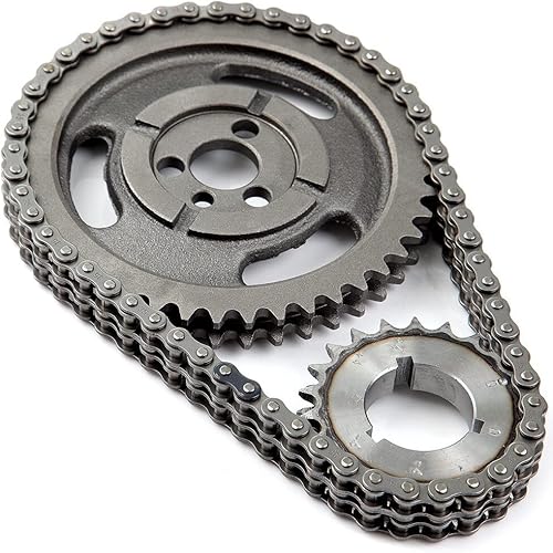 ECCPP Kit de cadena de distribución para Chevrolet 1965-1986 para GMC Impala Monza Monte Carlo G10 G20 K10 Suburban C10 C20 c-3023K 7802 5.0L 5.7L