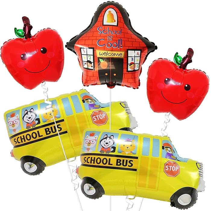 Buy Back to School Balloons Set Large, Pack of 5 Back to School