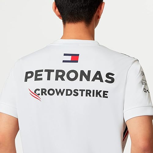 Miniatura 5 de Mercedes AMG Petronas Formula One Team - 2023 Team T-Shirt - White - Men - Size: 3XL
