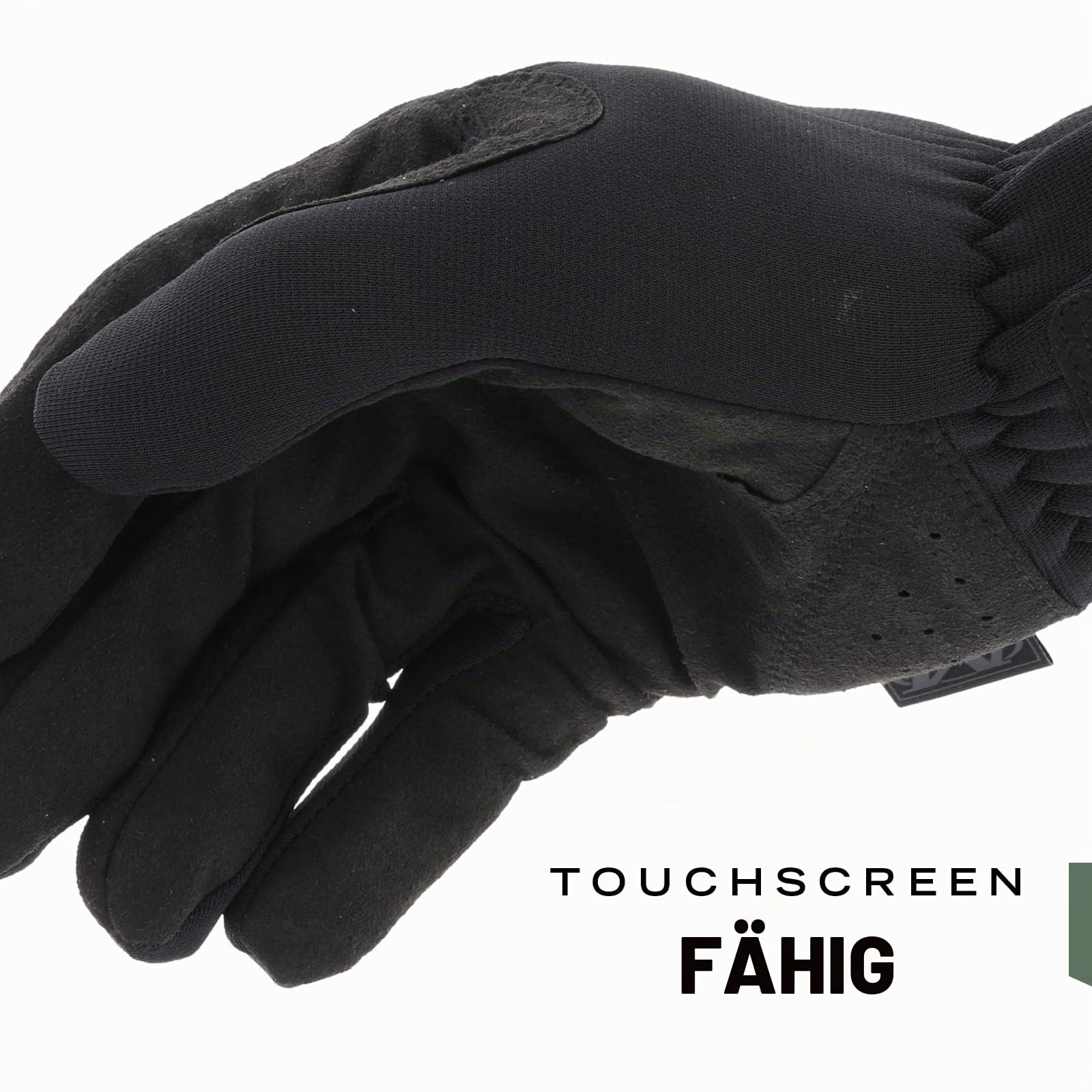 Mechanix Wear - FastFit Covert Touch Screen Handschuhe (Large, Schwarz)