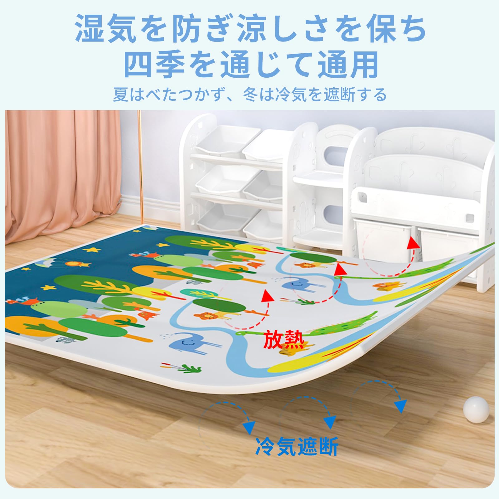 【大阪熊】プレイマット 200×180 Amazon | 大阪熊 シームレスプレイマット 200×180 収納しやすい