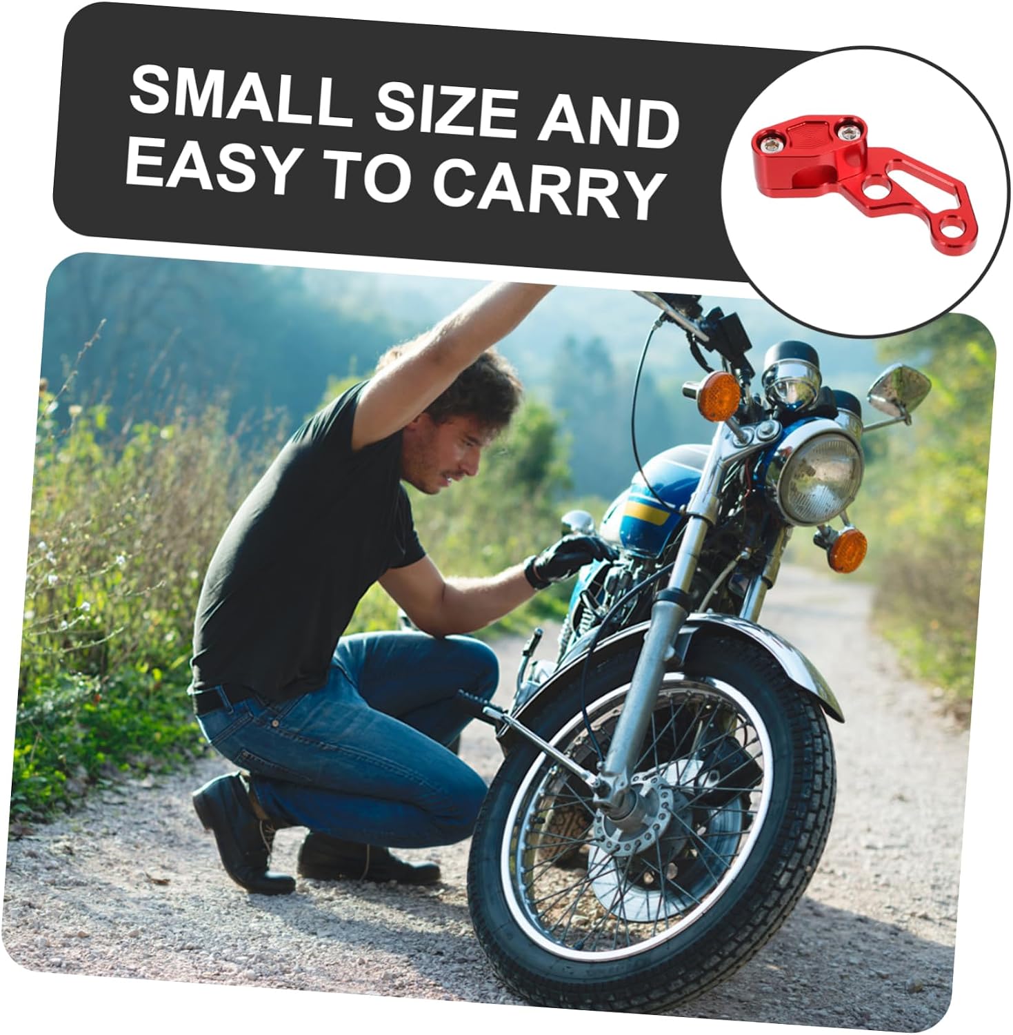 CHILDWEET Motorcycle Brake Line Clamp Easy to Install Cable Holder for Secure Brake Throttle Wire Fixation Motorcycle Accessory for Enhanced Safety and Style