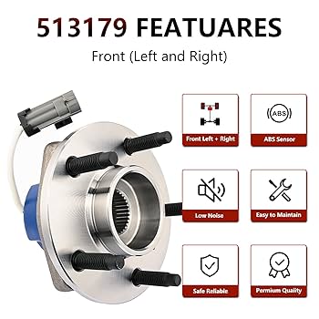 Amazon | JLEO ホイールハブとベアリングアセンブリ シボレー