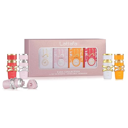 Lattafa Kit Yara Collection Eau de Parfum 4 Peças x 5ml