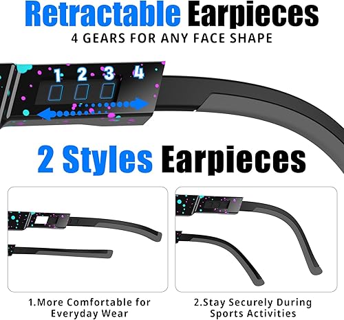 Miniatura 5 de X-TIGER Gafas de sol de béisbol juveniles UV400 para niños y niñas de 8 a 12 años, para sóftbol, ciclismo, deportes