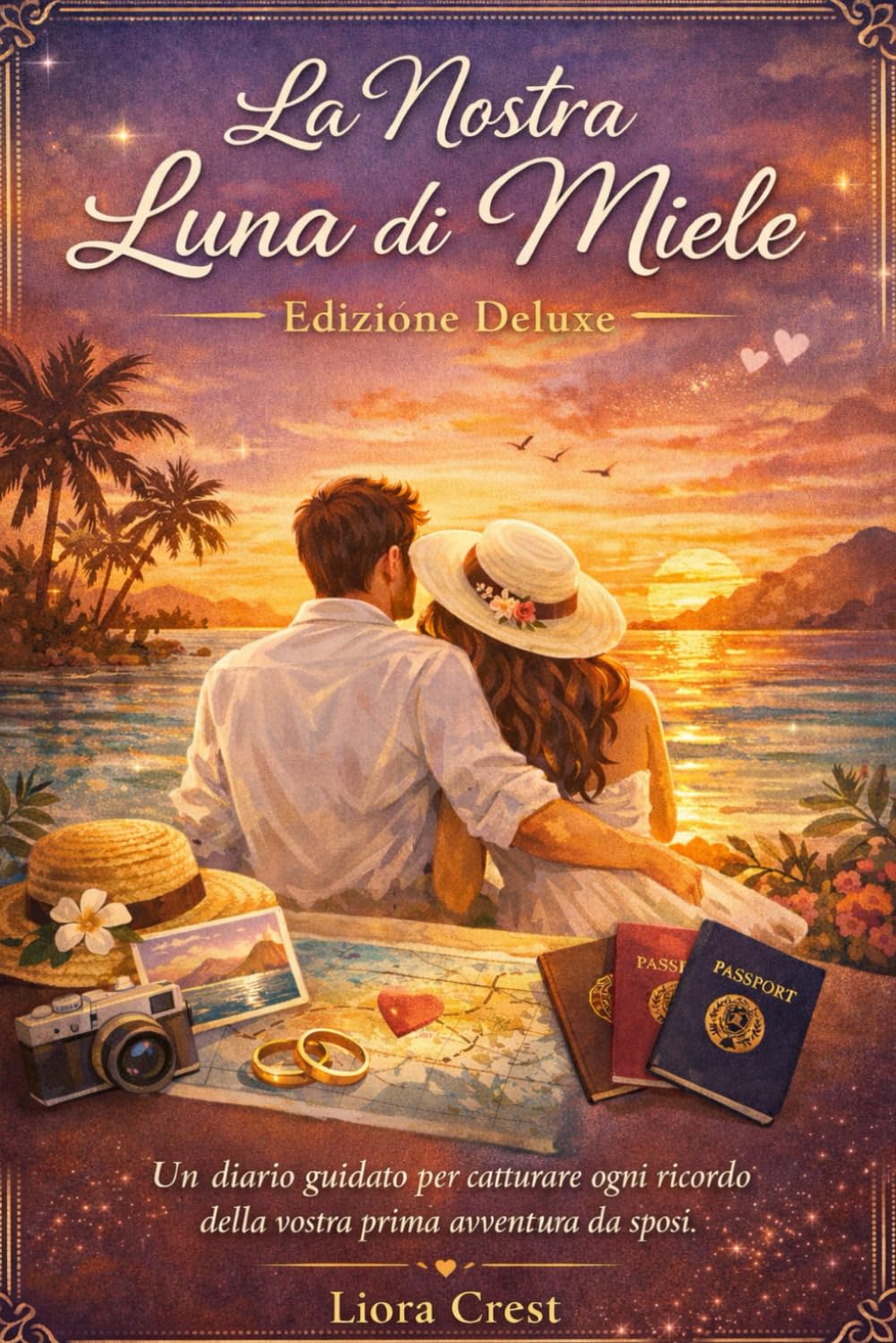 La Nostra Luna di Miele: Edizione Deluxe: Un diario guidato per catturare ogni ricordo della vostra prima avventura da sposi