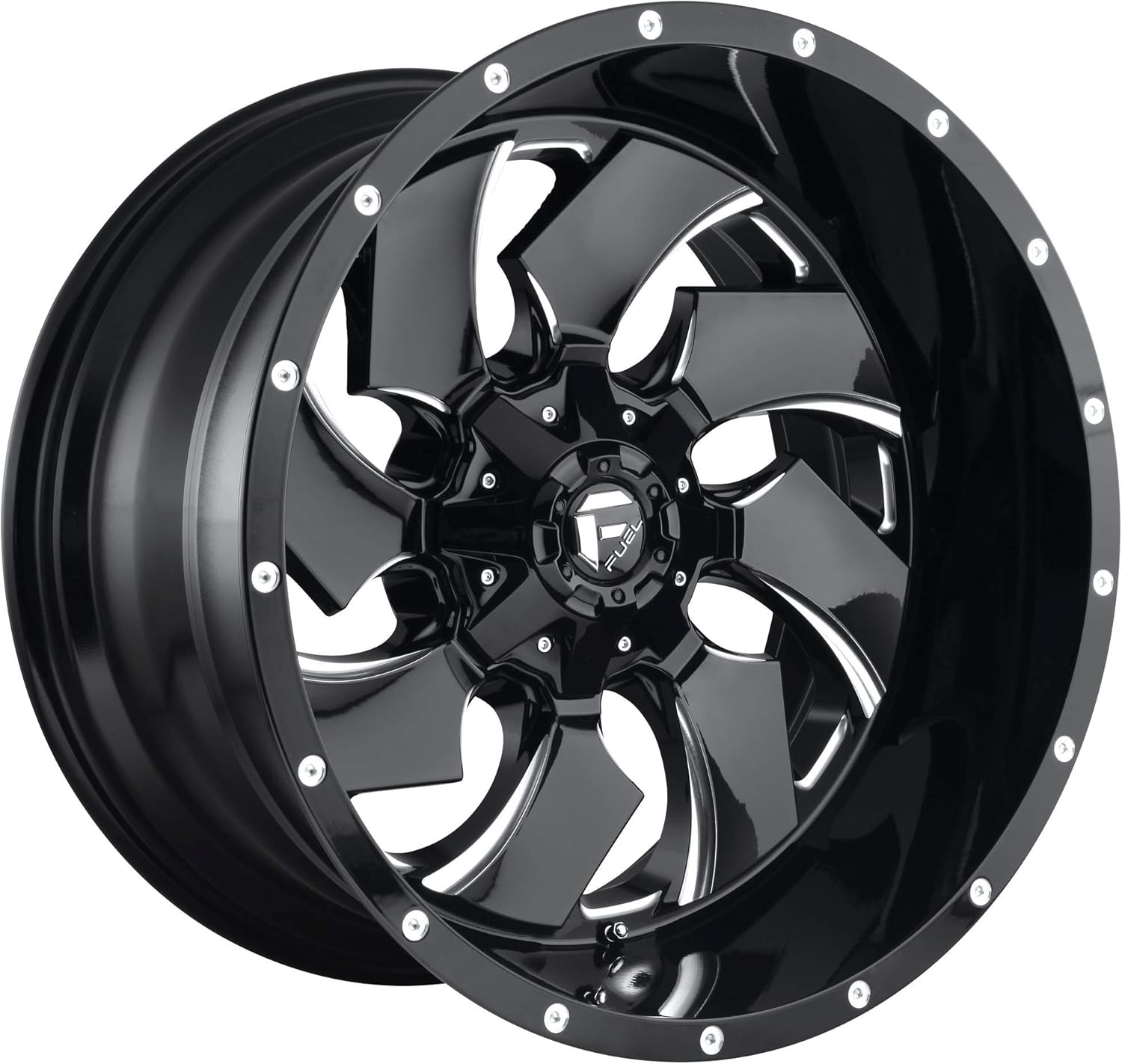 Fuel Offroad Cleaver Black Wheel (20 * 12''/8 * 6.5inches -44mm Offset)