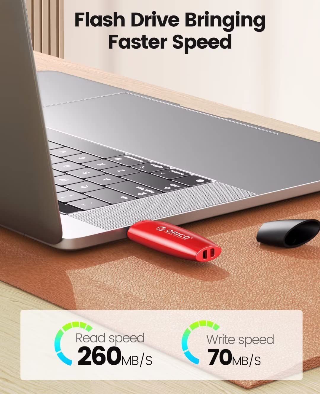 ORICO Chiavetta USB 128 GB U3S Flash Drive 260 MB/s