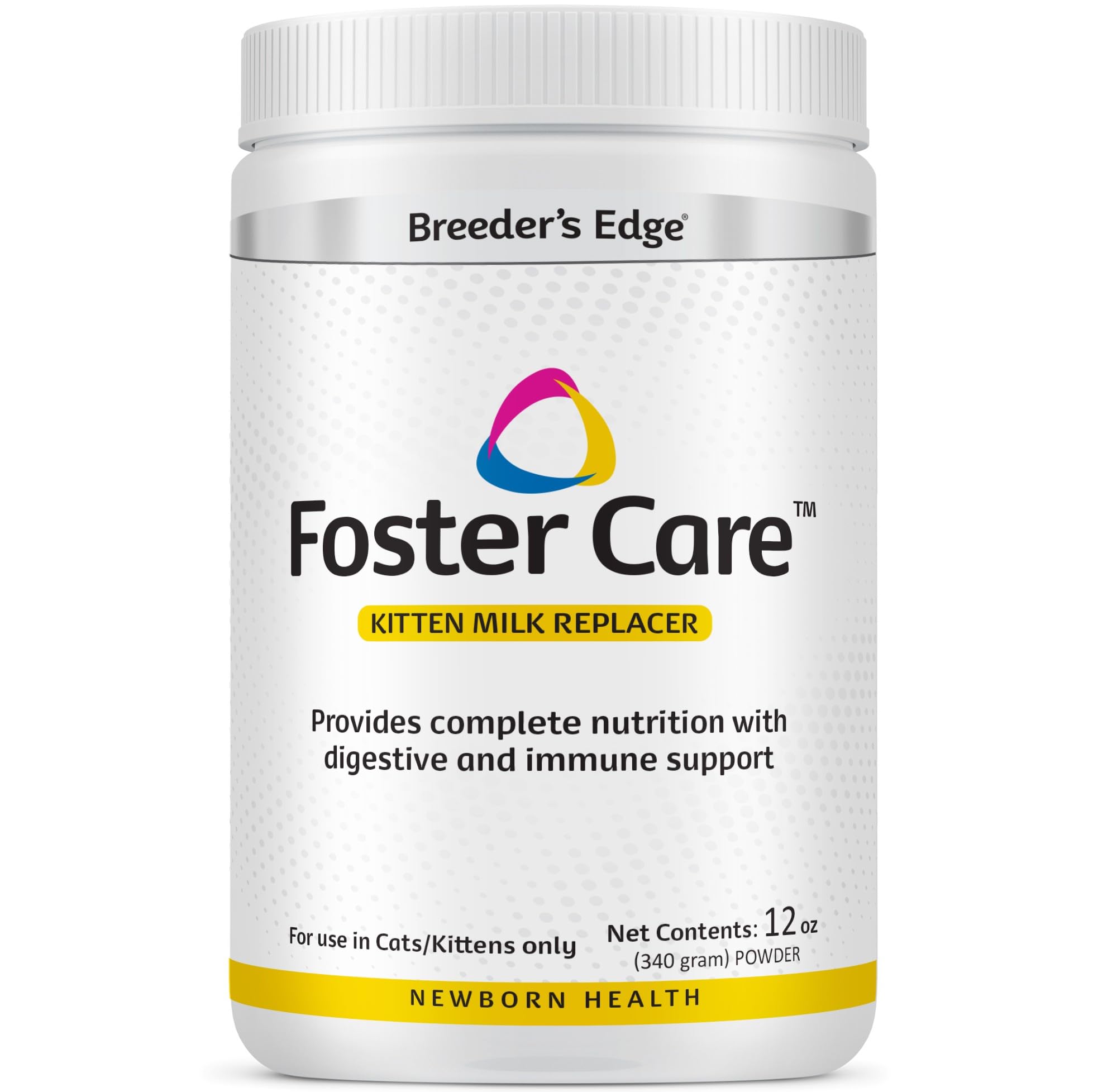 Revival Animal Health Breeder's Edge Foster Care Feline - Powdered Milk Replacer - for Kittens & Cats - 12oz