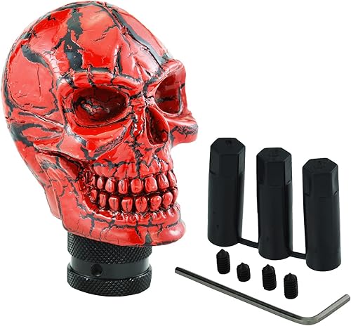 Miniatura 4 de Cabeza de palanca de cambios de velocidad Skull Gear que se adapta a la mayoría