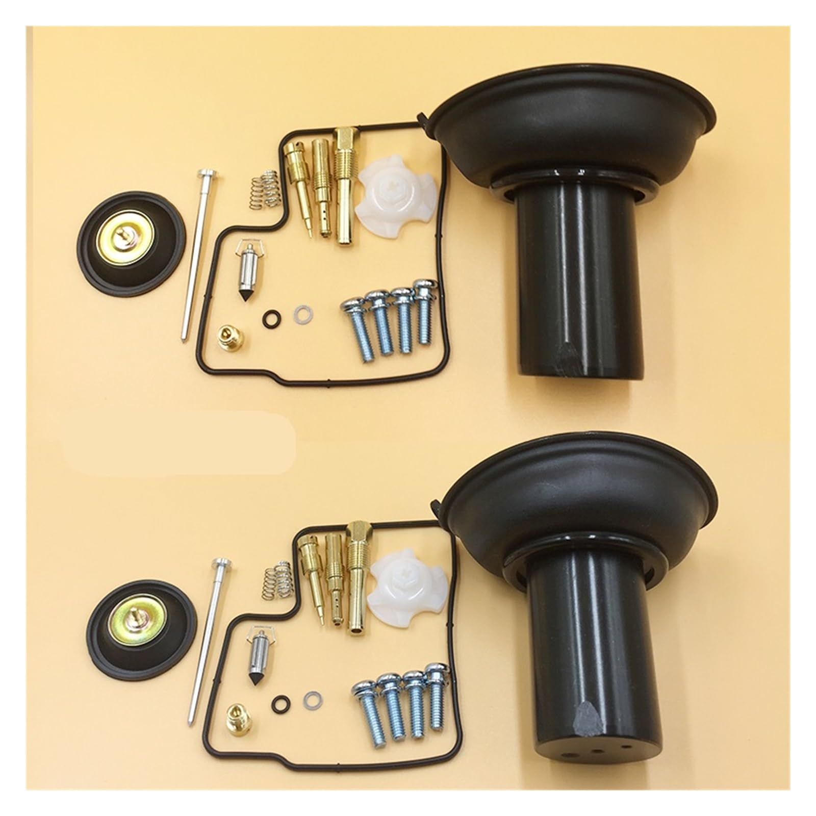 Kit de reconstrucción carburador para Steed 600 para Shadow VT600 Vlx600 Vt600c Kit De Reparación Carburador Junta Válvula Diafragma Juego Piezas Reconstrucción