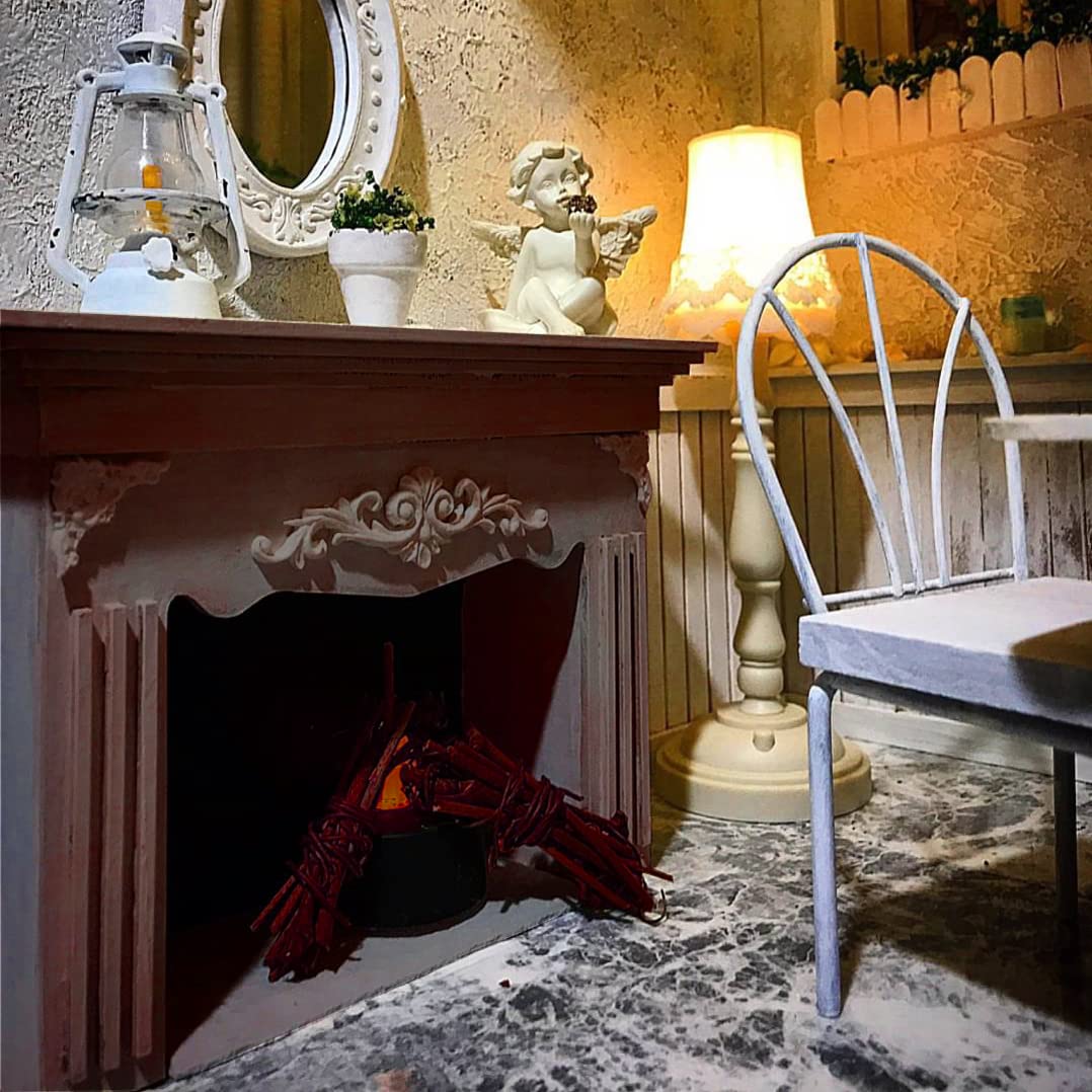 Amazon | 暖炉 マントルピース fireplace mantelpiece 1/6