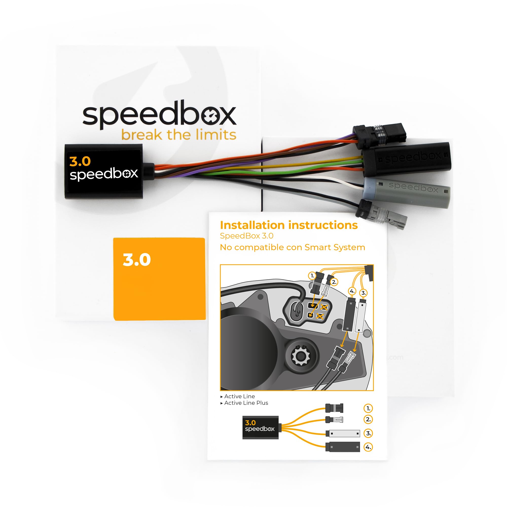 SpeedBox 3.0 para Bosch/Chip de Tuning Kit de Bicicletas eléctricas con Motores Bosch 2017-2024