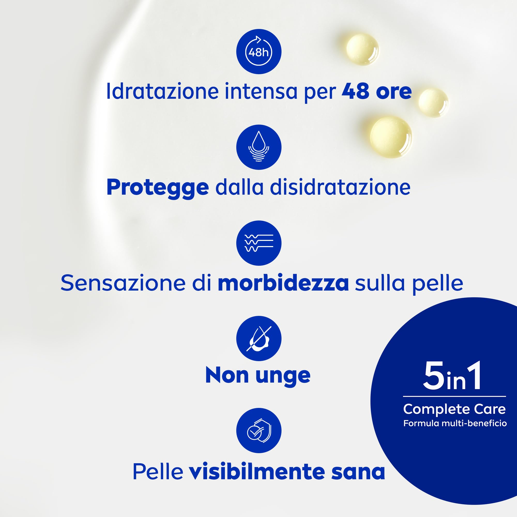 NIVEA Crema Corpo Burro di Cacao 250ml, Crema corpo idratante 48 ore per pelle secca arricchita con Siero Idratazione Intensa, Burro di Cacao & Vitamina E