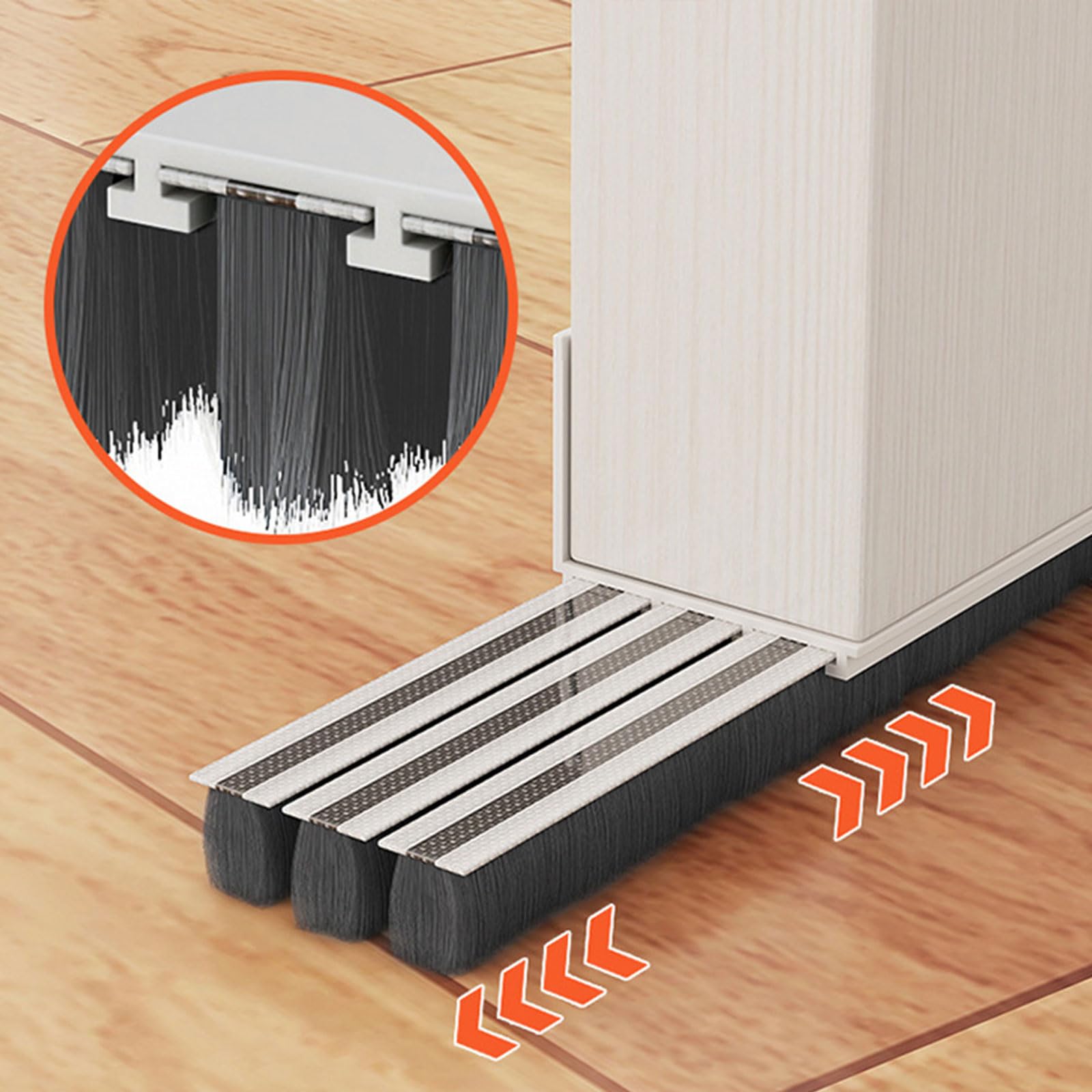 Door Draft Stopper Seal Strips Front Door Sweeps Under Door Draft Noise Blockers Soundproof Door Accessories Enduring