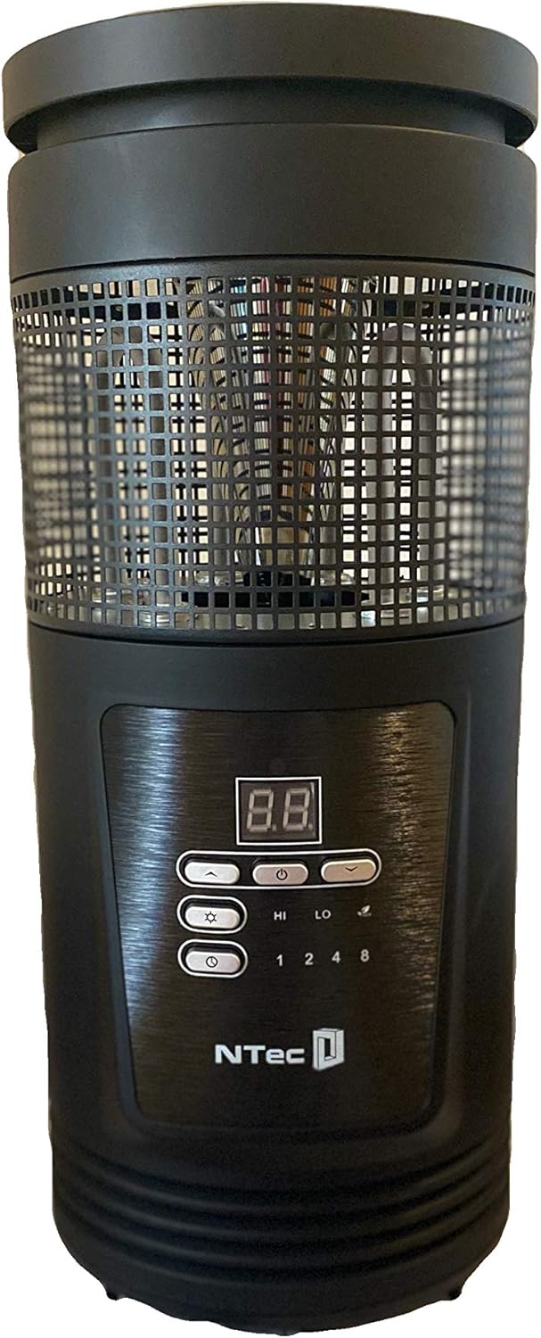NTec Quartz Infrared Heater Two heat settings 1,000w/1,500w Overheat and tip over