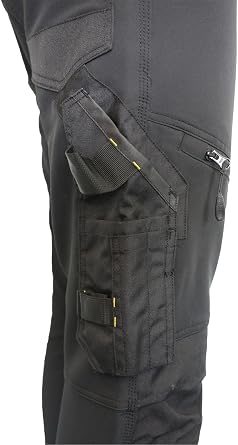 Slim Fit Stretch Work Trouser with Removable Holster Pockets and Top Loading Knee pad Pockets