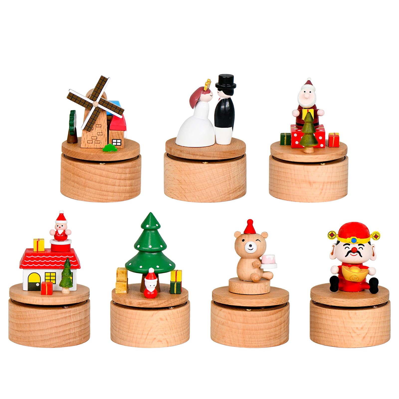 結婚式オルゴール 木製 Amazon.co.jp: jiingekk ミニチュアオルゴール 手作り 木製 クリスマス