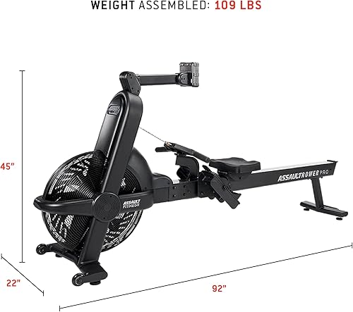 Miniatura 9 de AssaultRower Pro - Máquina de entrenamiento de remo para entrenamiento HIIT, cardio, y de resistencia, sin motor.