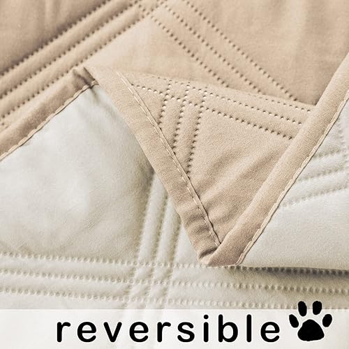 Miniatura 2 de SUNNYTEX - Funda de cama para perros, impermeable y reversible, manta para mascotas, cubierta de sofá, protector de colchón y muebles, para perros,