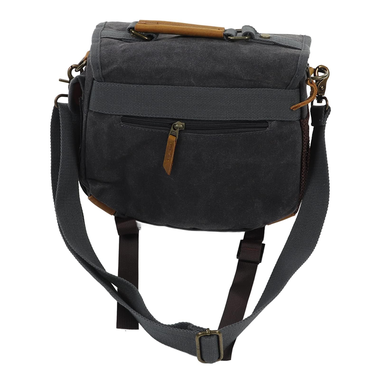 Borsa per fotocamera in tela, custodia a tracolla per fotocamera con tracolla regolabile borsa a tracolla portatile antiurto per fotocamera per fotografia di viaggio