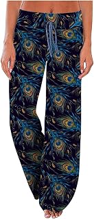 Bravetoshop Womens Yoga Sweatpants Comfy Loose Casual Wide Leg Lounge Pajamas Pants Workout Joggers Pants