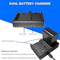 Vista 7 de Acuvar 4K/6K Video Camera Camcorder – 64MP Vlogging Camera for YouTube, 60FPS, 18X Zoom – with Mic, LED Light, Tripod & 2×64GB Cards – WiFi, Webcam