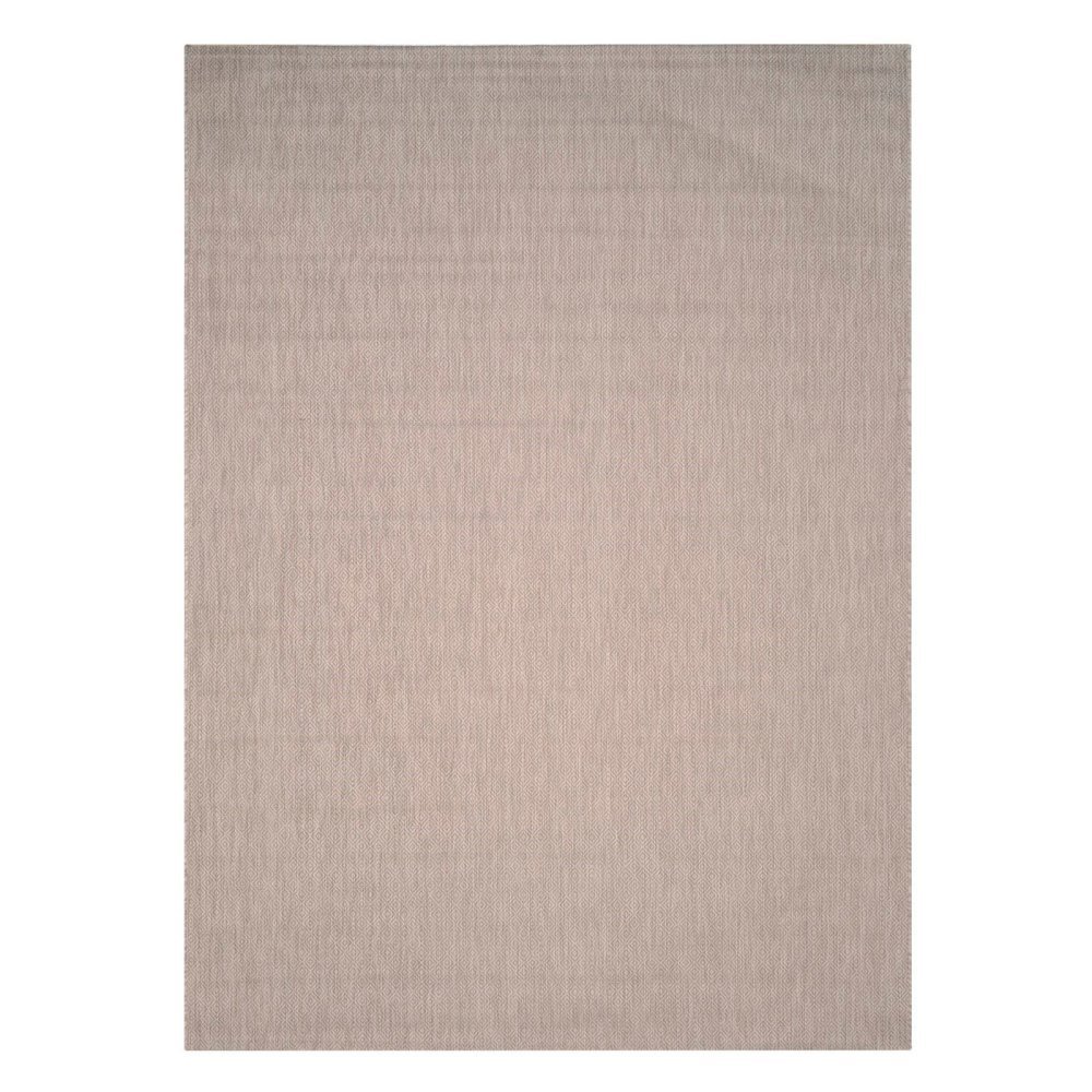 SAFAVIEH Tapis Contemporain Pour Salon, Salle à manger, Chambre à coucher - Courtyard Collection, Tapis à poil court, Beige et Beige, 122 X 170 cm