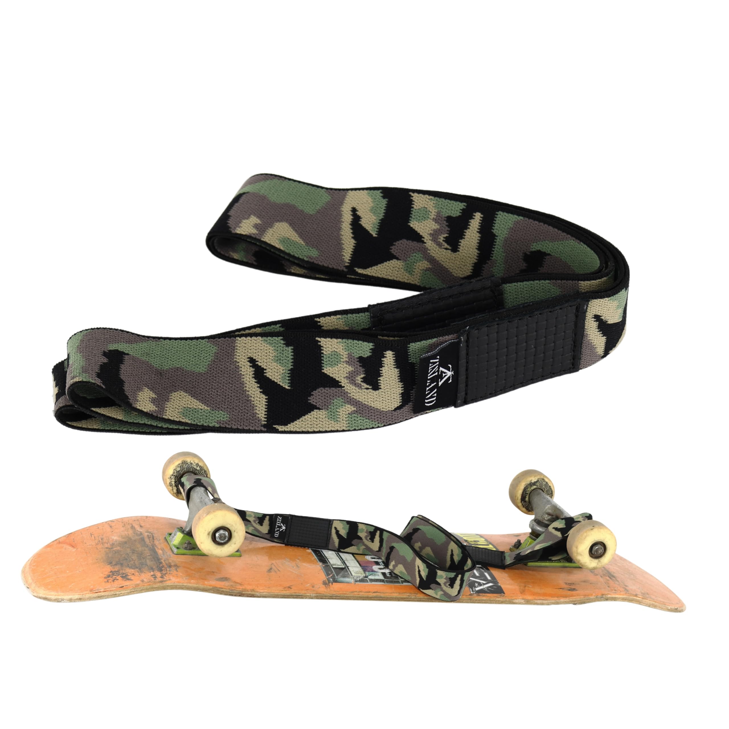 Porta skateboard da spalla, Cinghia elastica per trasportare skateboard, Porta il tuo skateboard sulla spalla con stile, Cinghia accessori monopattino molto resistente per trasportare comodamente