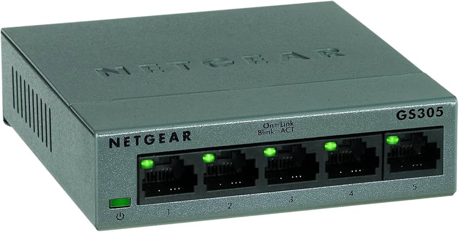 Amazon.com: Netgear 5 Port Gigabit Ethernet Switch : Electronics
