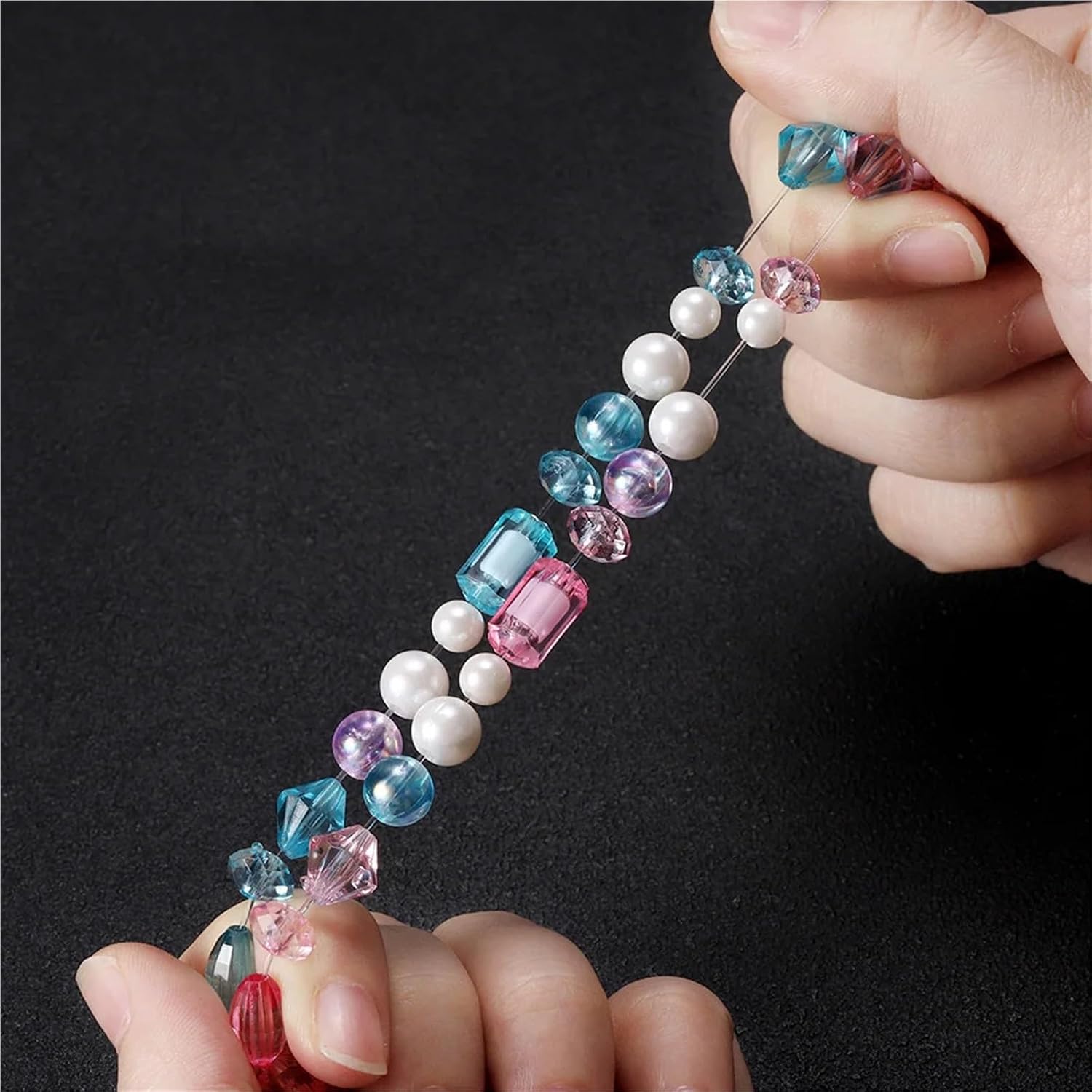 Bracelet String Bead String 10rolls 0.5mm Elastic Cord Beading Thread Stretch String Crafting Line for Jewelry Making DIY Beads Bracelets for Bracelets