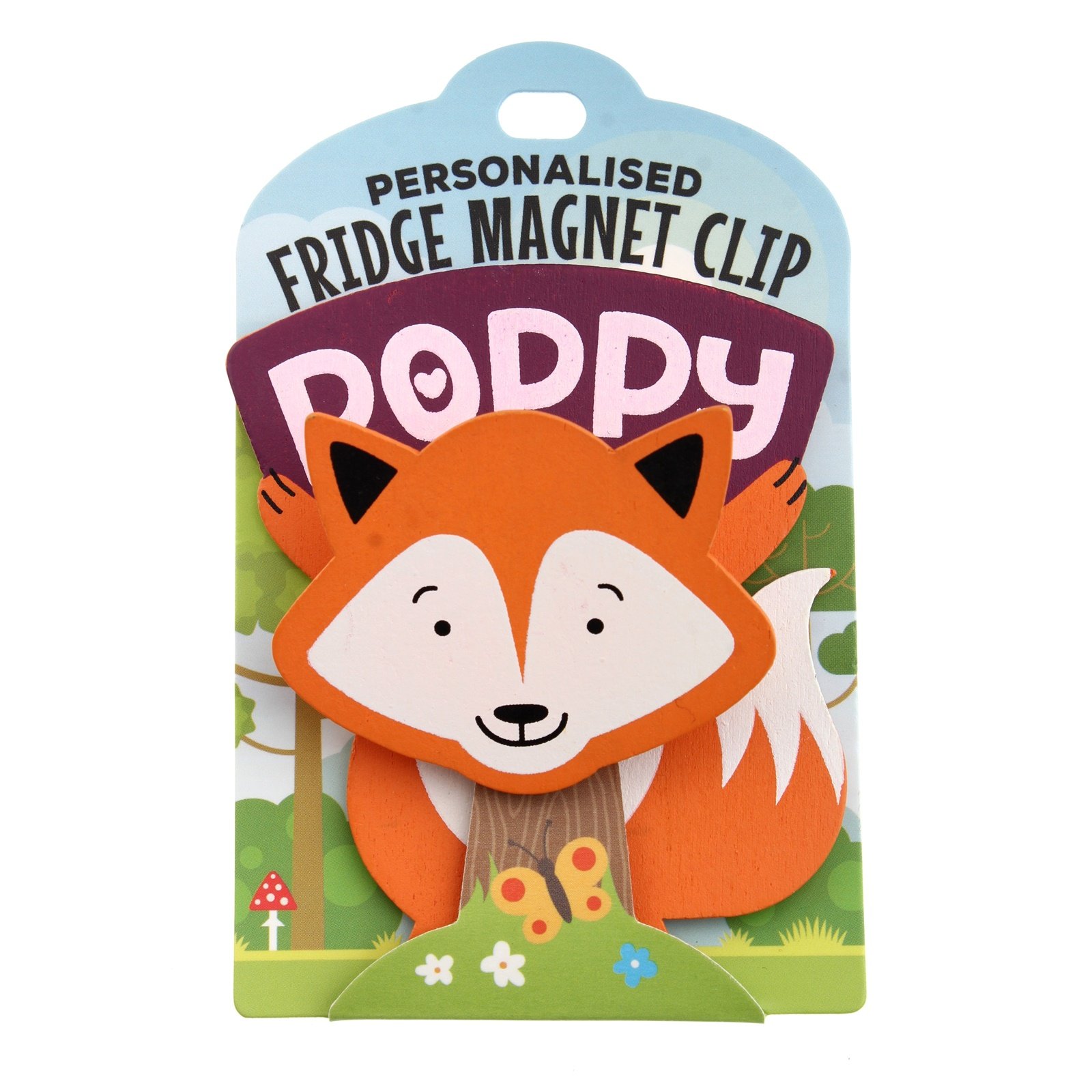 History & Heraldry Fridge Magnet Clip Poppy
