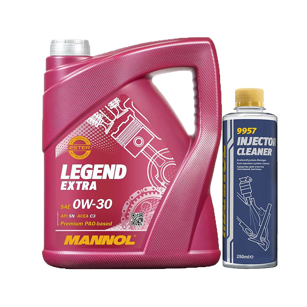 MANNOL 5l, 7919 Legend Extra 0W-30 229.51 + Injector Cleaner - Benzinadditiv 250ml