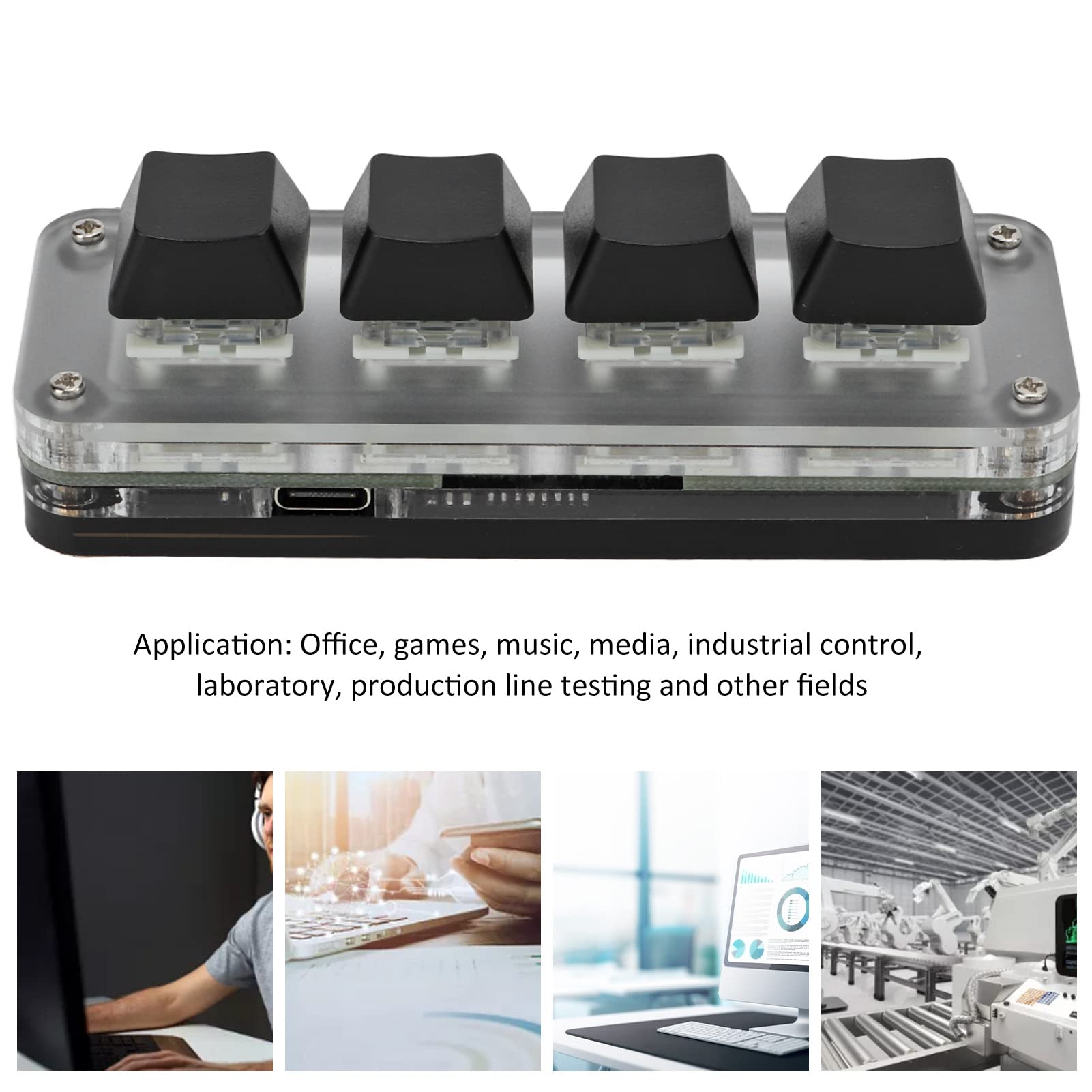 Amazon | 4 キー キーボード、4 キーボード 4 C から USB