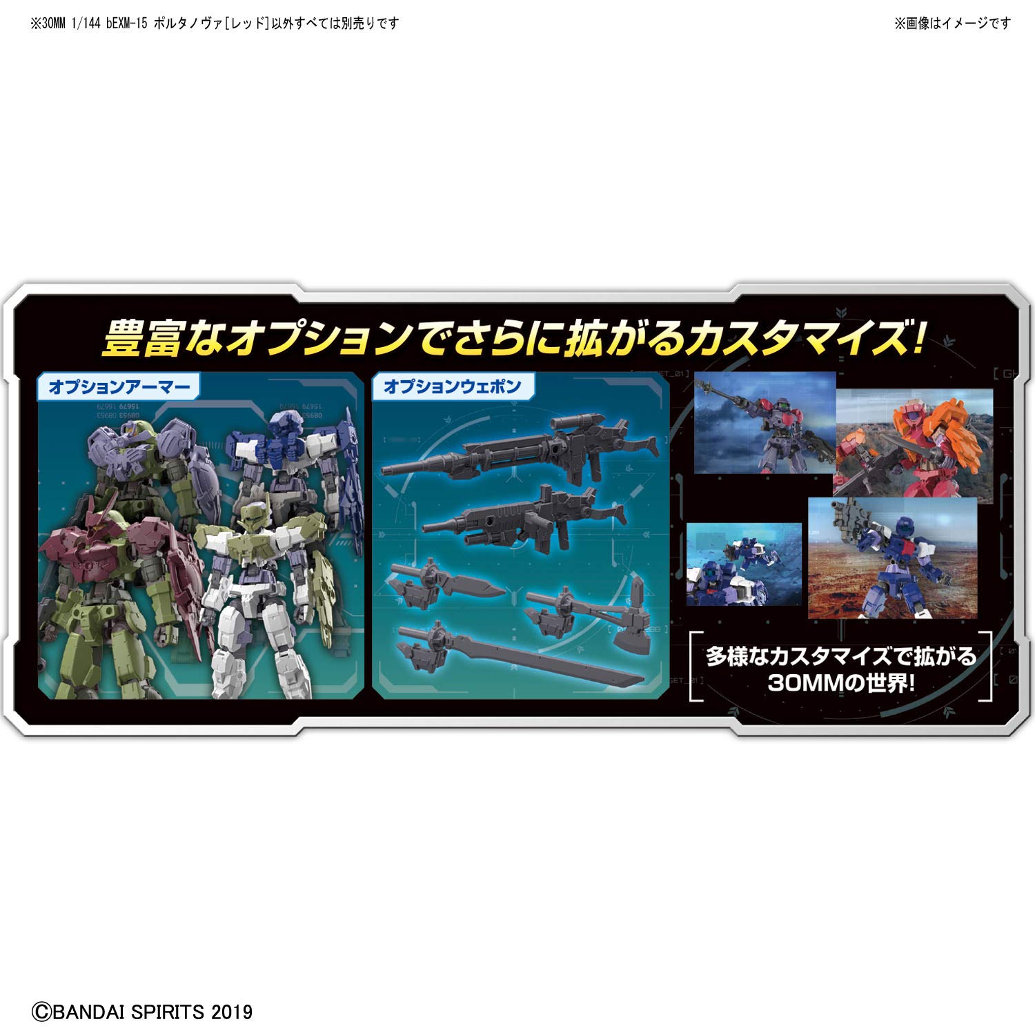 Amazon.com: Bandai Hobby Bandai Spirits 06 Bexm 15 Portanova Red