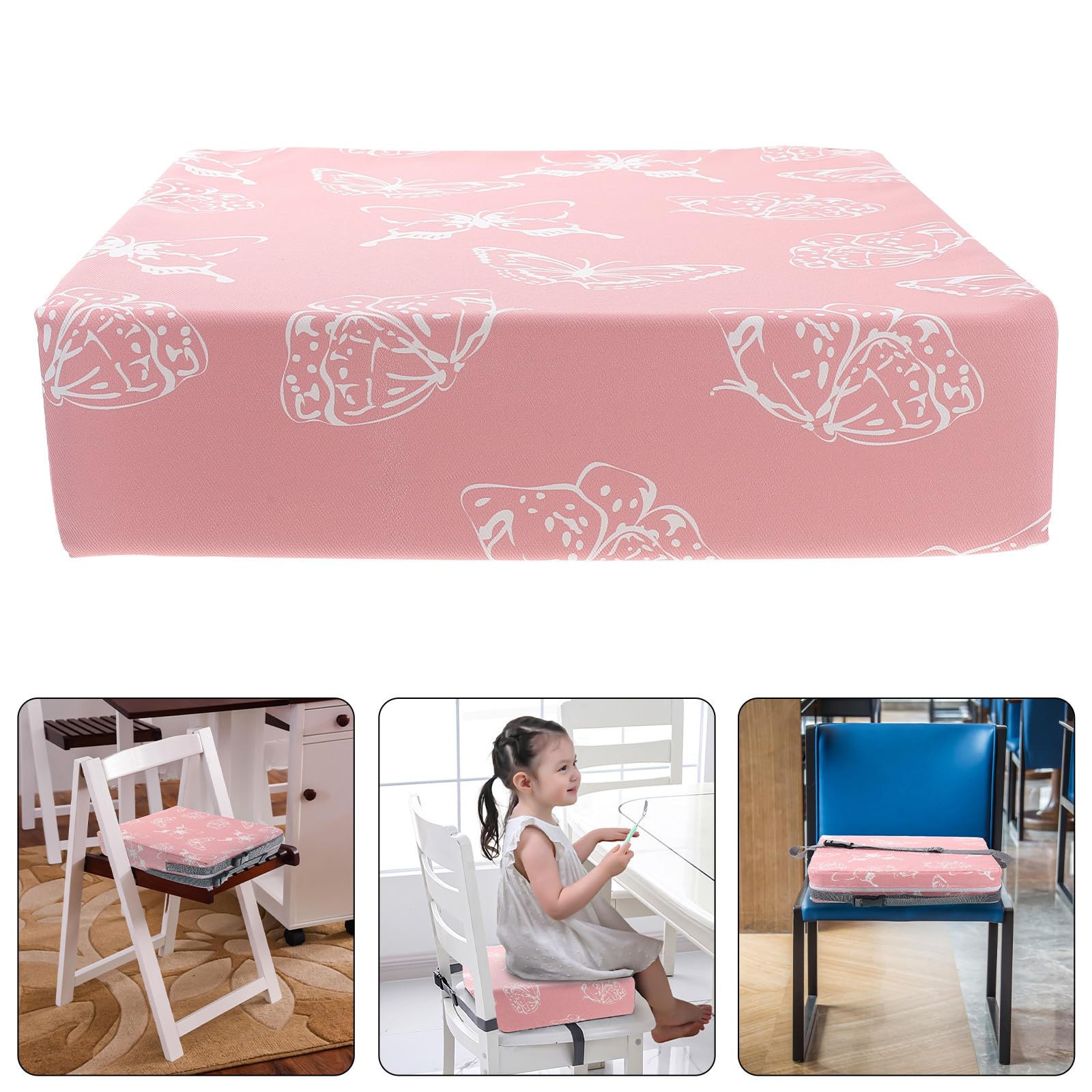 Cojín para Silla de Comedor para Niños, Portátil y Desmontable