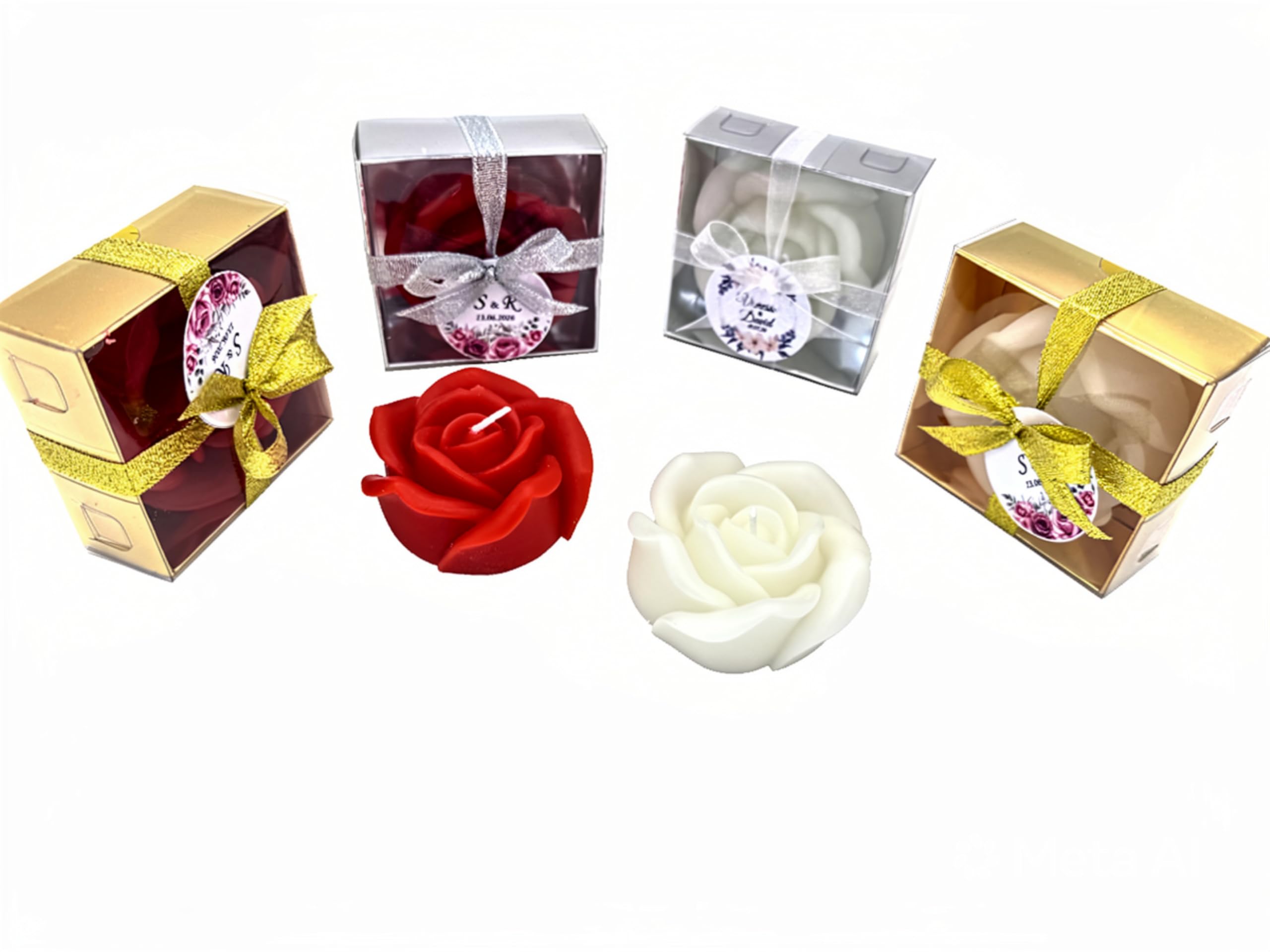 gastgeschenk hochzeit gäste kerze, 100 stück Gastgeschenk für Gäste Personalisierte, taufe geschenk gäste,astgeschenke babyparty,Gastgeschenk für Gäste (Weiß, 100 Stück)