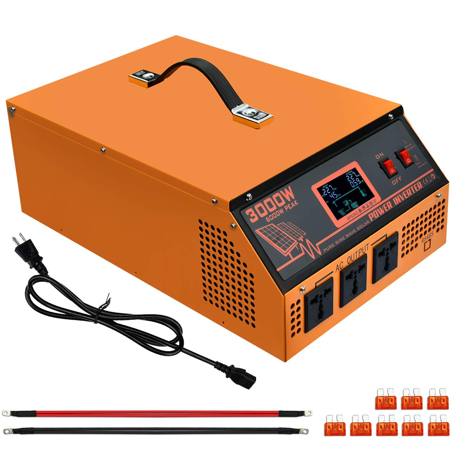 Buy ECOWORTHY 3000W 24V Allinone Solar Charger Inverter Built in 30A