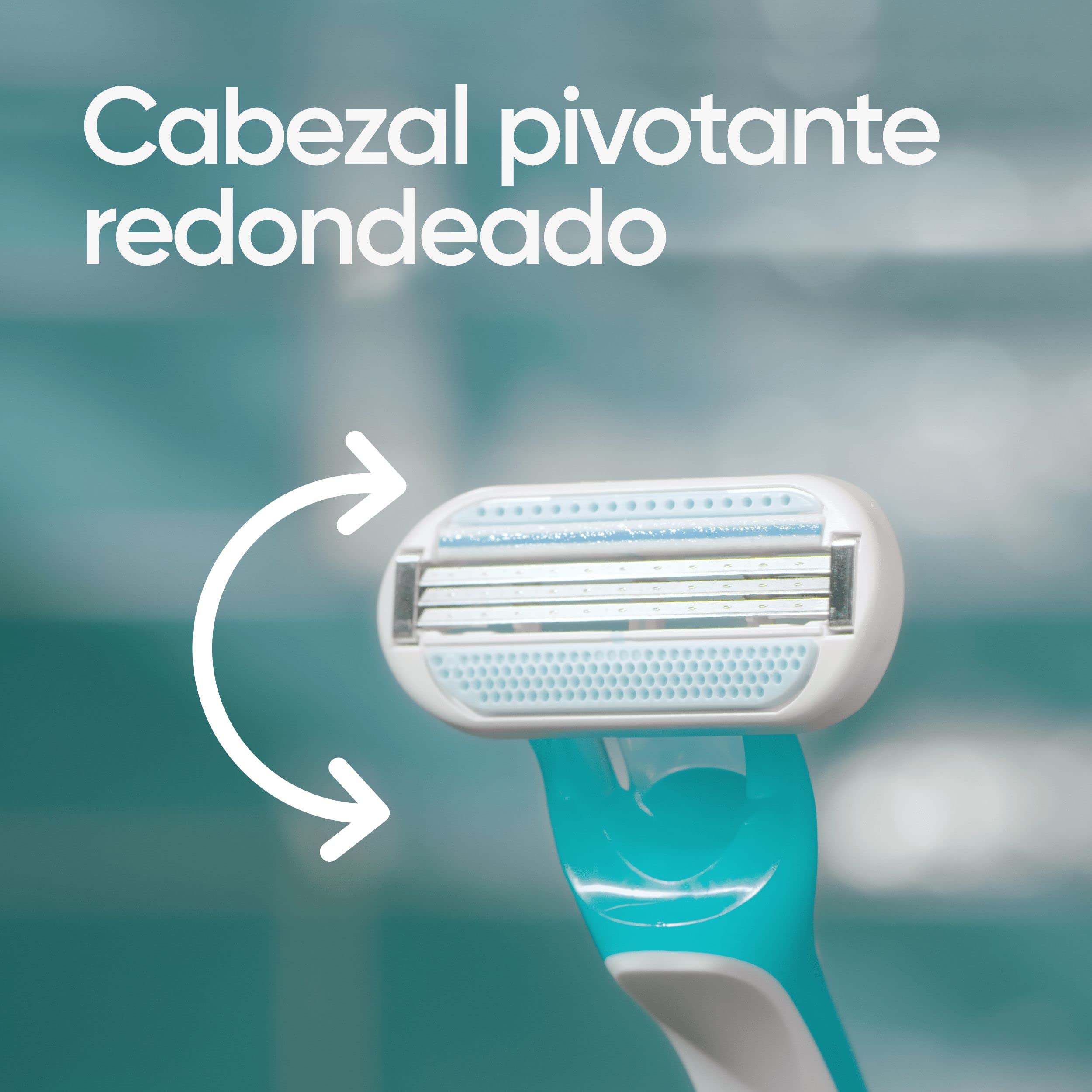 Venus Gillette Tropical Máquinillas Desechables de Depilación Para Mujer, Máquinilla de afeitar, Paquete De 6 Pack X 3unidades