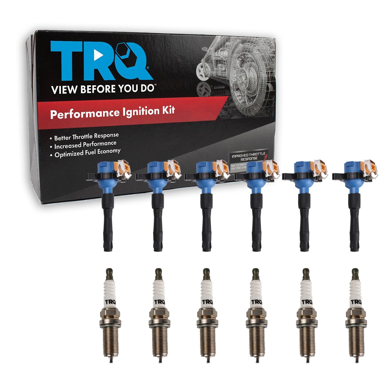 TRQ Ignition Kit Performance Compatible with 00 BMW 323Ci 98-00 323i 98-99 323is 01-02 325Ci 325i 325xi 328Ci 96-00 328i 96-98 328is 330Ci 330i 330xi 97-00 528i 530i 99 M3 01-03 X5 97-02 Z3-picture-31