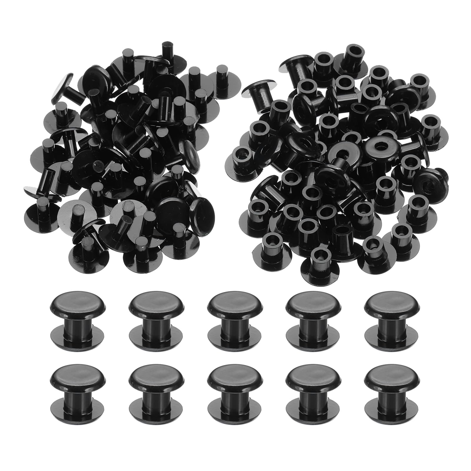 PATIKIL M5x6mm Plastic Binding Post