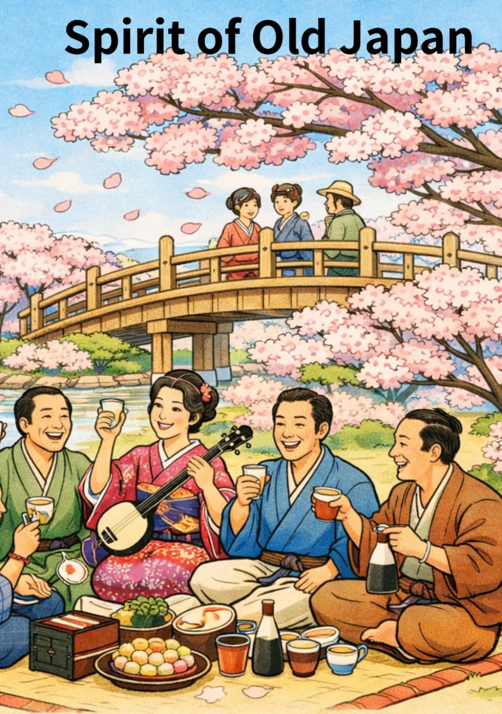 Spirit of Old Japan: Relaxing Japanese Coloring Pages Inspired by the Edo Era