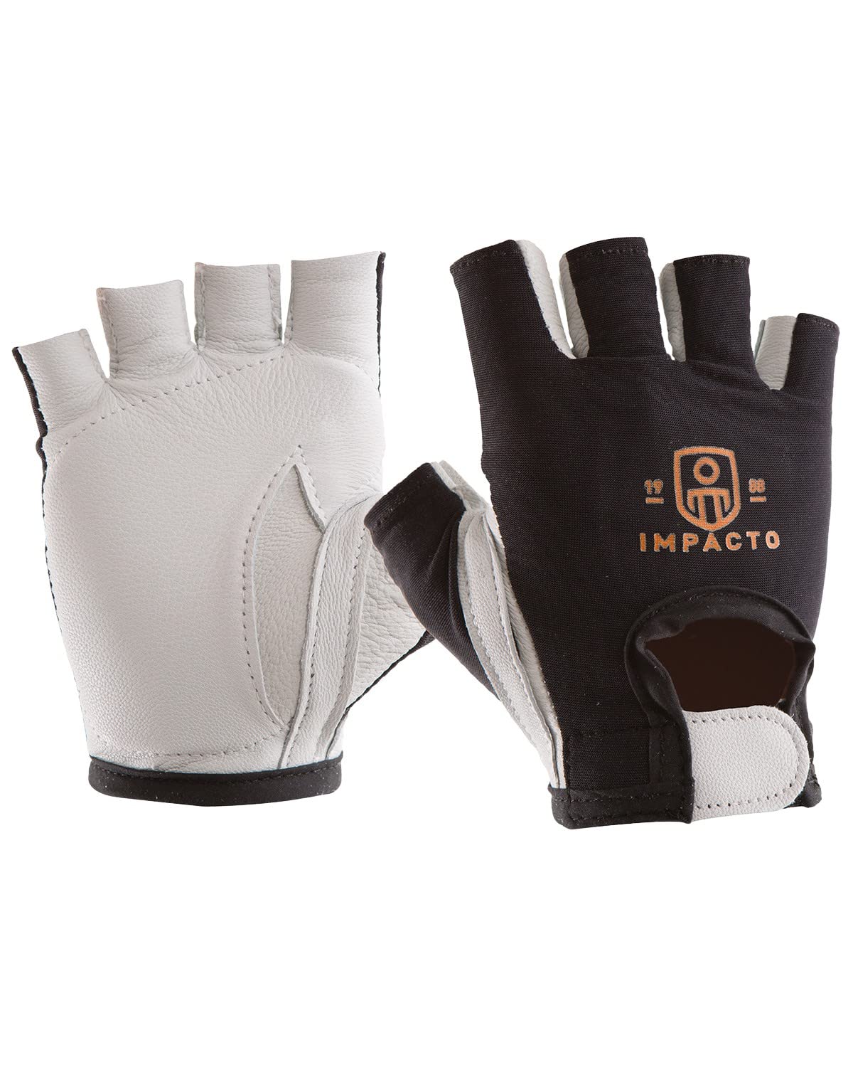 Anti-Impact Gloves,M,Black/White,PR
