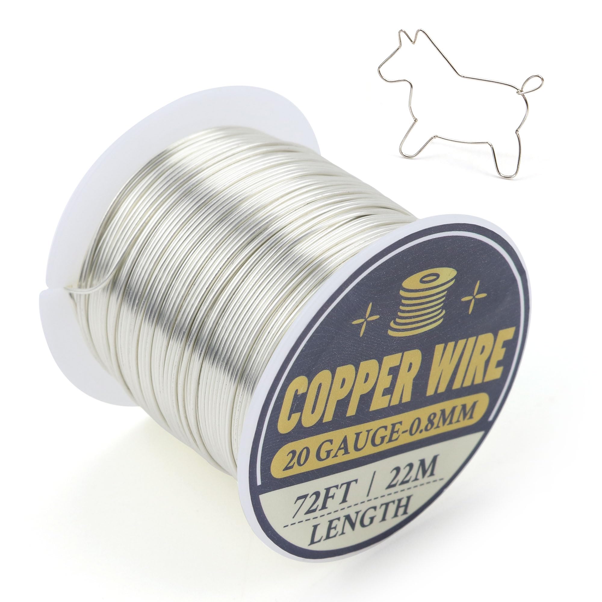 20 Gauge Tarnish Resistant Copper Jewellery Wire 22m/72Ft