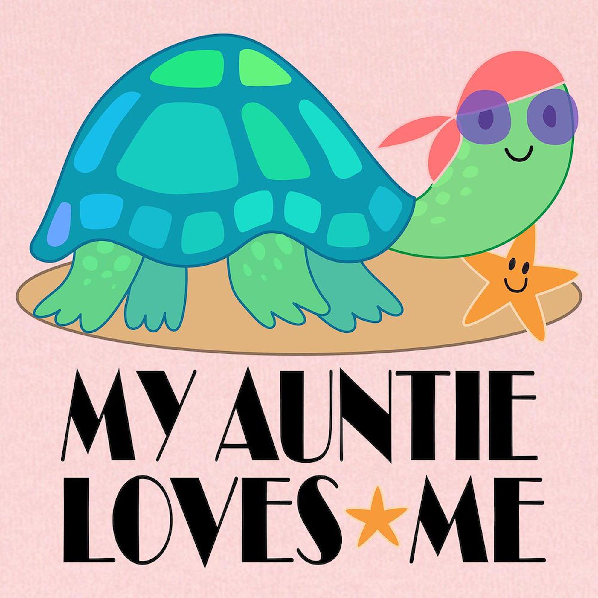 CafePress My Auntie Loves Me Baby Blanket, Super Soft Newborn Swaddle