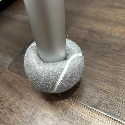 Miniatura 7 de Pelotas de tenis para caminantes precortadas, deslizadores de esquí para caminantes plegables - Paquete de 4