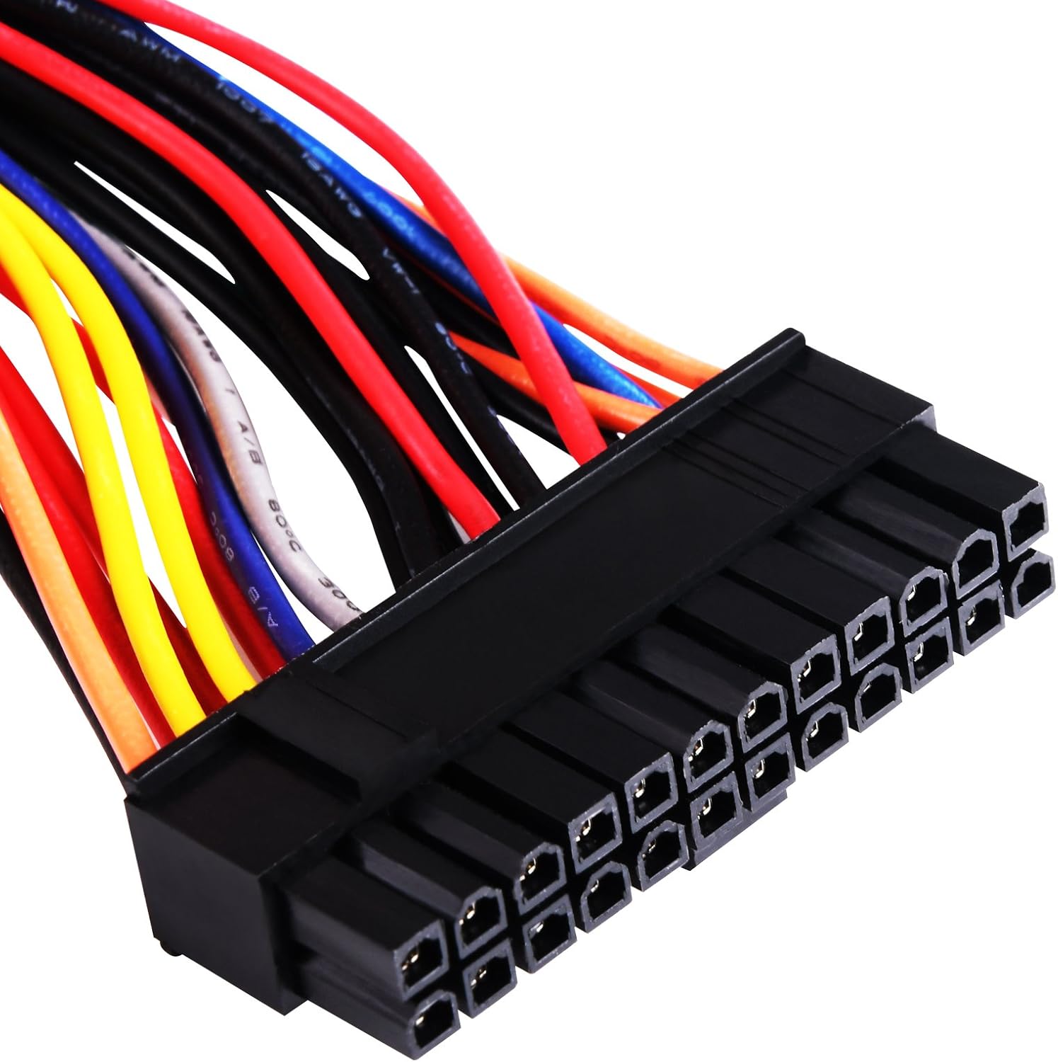 Silverstone SST-PP10 - Power Supply Adapter Cable, Dual 24-pin Socket + Single 24-pin Plug, for The Operation of Two Power Supplies